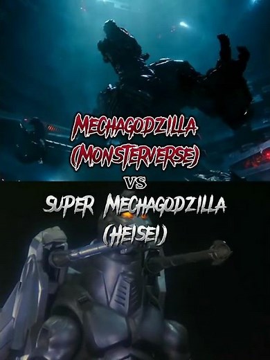 Super Mechagodzilla (Heisei) vs Mechagodzilla (Monsterverse)