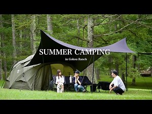 Cool camping in the forest even in summer |ASMR | Cozy camping