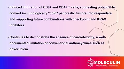 New preclinical data presented in a poster presentation at AACR 2026 highlights Annamycin demonstrated significant tumor volume reduction across multiple PDAC models, including orthotopic human and syngeneic systems (p