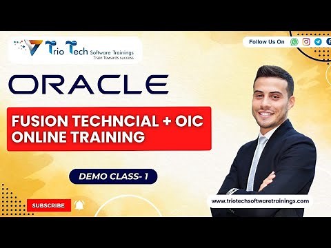 Oracle Fusion Technical + OIC(Oracle Integration Cloud)Training | Hands-on Practical Sessions Demo-1