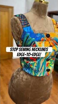 This One Sewing Trick Changed My Necklines Forever ✨ #shorts