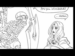 Skeletron Focus Group | comic by baalbuddy