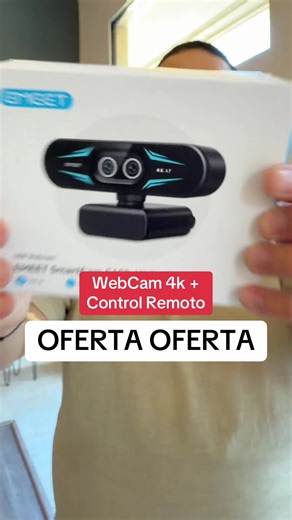 Camara web con control remoto #controlremoto #webcam #reunion #oficina #4k