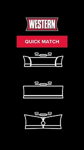 Quick Match plow selection or the spreader selector can help identify which WESTERN plows and spreaders fit your vehicle. Fid your match ➡️ westernplows.com/match | Western Plows