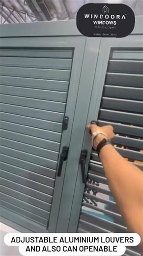 adjustable aluminium louvers+openable window #architect #interiordesign #interiormaster