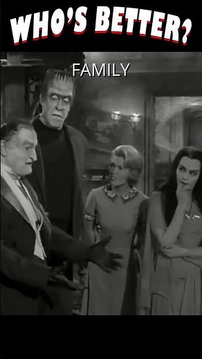 THE ADDAMS vs. THE MUNSTERS | #family #addamsfamily #themunsters