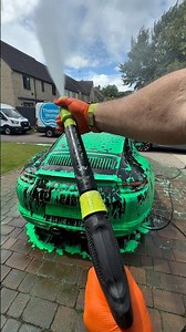 Pump Action POV Rinse 💦 Porsche 911 GTS #satisfying #asmr #pov #carcleaning