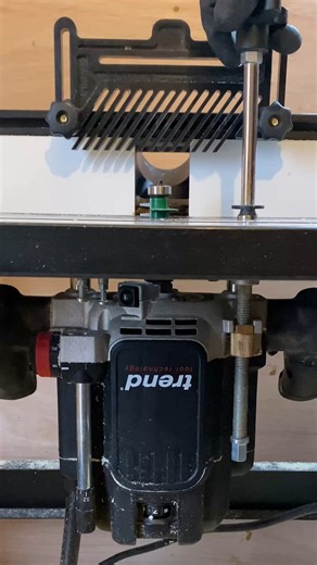 SEAMLESS FINGER JOINTS IN 20 SECONDS Using the Trend T14 Router and CRT Router Table with the CraftPro Finger Jointing Router Cutter (C219X1/2TC), you can quickly finger-joint two pieces of timber to combine them into one larger piece. This increases the surface area when gluing boards edge to edge rather than a conventional butt or half lap joint, resulting in a stronger joint. Learn more about these products on our website: https://www.trend-uk.com/products #routers #routertable #routercutters