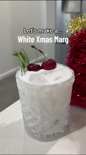 White Christmas Margarita Recipe | Festive Tequila Cocktail
