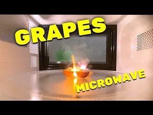 🍇 GRAPES ARE DANGEROUS IN THE MICROWAVE