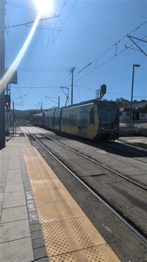 MTS Orange Line terminating at El Cajon #mts #sandiego #elcajon