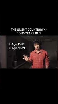 The Silent Countdown 15 -35 Years Old !
