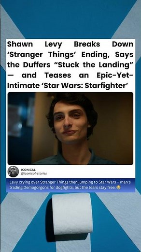 Shawn Levy Praises Duffer Brothers for Nailing Stranger Things, Teases Star Wars: Starfighter