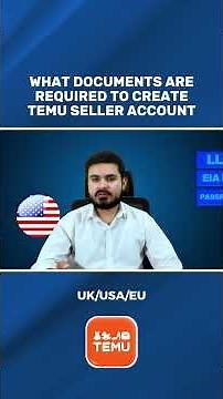 What documents are required to create temu seller account ? #temu #tech #temuseller ##businessgrowth