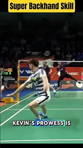 KING Kevin Magic Backhand Cross #badminton #バドミントン #badmintonlovers #badmintonindonesia #sports