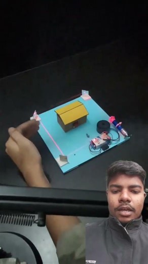 Homemade Laser security Project 🙀 #experimnent #shorts