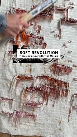 Fibre holds memory and meaning. Enrol now and start learning with Tina Marais in Soft Revolution. | Take Two Art Courses