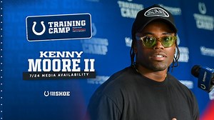 Kenny Moore II: Training camp media availability, July 24