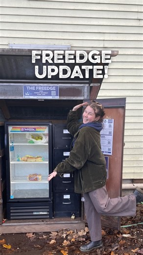 Sustainable Connections on Instagram: "Have you ever been to a Freedge?😊 We’ve had a lot of extra interest in our free community fridges this month, so we thought everyone could use a quick refresher! 🕦 To visit a Freedge, stop by during open hours (check our website to find schedules for our Bellingham, Concrete, and Kendall locations) 🤲 The Freedge is primarily stocked by volunteers who recover surplus food from businesses like restaurants and grocery stores 🍽️ We do accept household donat