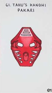 Drawing Tahu's Kanohi Pakari - LEGO Bionicle