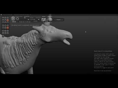 Sculptris Unicorn Part 4