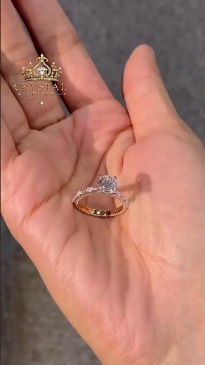Luxury Diamond Flower Ring 💍✨ | Elegant Engagement Ring for Women #usafashion #usa #usatrend