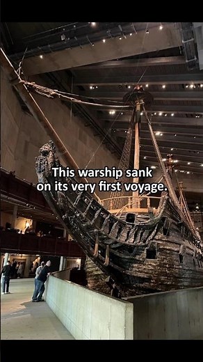 This Warship Sank on Its First Voyage #HistoryFacts #Vasa