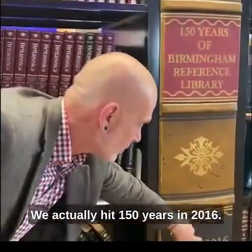 1.1K views · 32 reactions | ❓ Did you know about Bham libraries❓  Activities for 50,000 children every year  Shakespeare collection has 100,000 publications in 100 languages ️ Map room has 50,000 historic maps  5,000 loans of sheet music every year Library of Birmingham facade has 5,357 circles? See how we are celebrating Library of Birmingham's 10th anniversary ⬇️ https://orlo.uk/M5Wuq | Birmingham City Council | Facebook