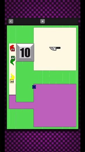 Survival Challenge: Knife Trap in Level 67! 🧩 #hypercasual #gaming #squarerush
