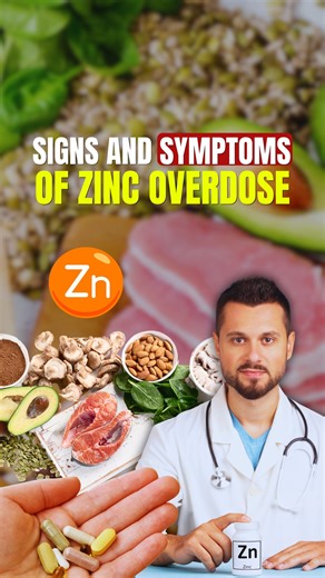 2.1K views · 39 reactions | Signs and Symptoms of Zinc Overdose ⚠...