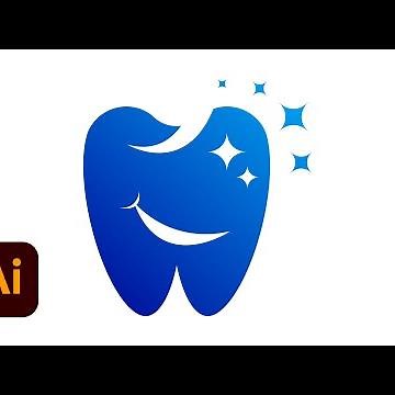 Adobe Illustrator tutorial | Make Dental Tooth Logo