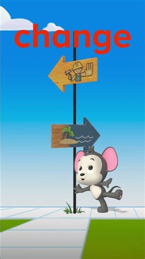 Kindergarten Sight Word: Change | ABCmouse #learning #education #sightwordsforkids #kindergarten