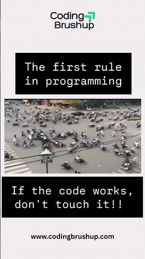 If the Code Works… Don’t Touch It! 😅 | Programmer Rule #1