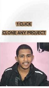 download any project with git clone command 🔥#git #github #javascript #shorts