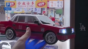 Remote Control Car, MN38 RC Drift Car, 1:16 Scale High Speed Remote Control Taxi, 4WD 2.4GHz RC Racing Cars with Drifting Tires, LED Lights and 2 Batteries for Adults