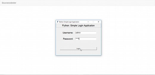 Simple Login Application in Python Tutorial with Source Code