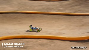 Watch Adam Drake as he puts in some practice laps with his Mugen 1/8 nitro buggy, fine-tuning his setup for tomorrow's qualifiers. #rccars #racing | JConcepts Inc