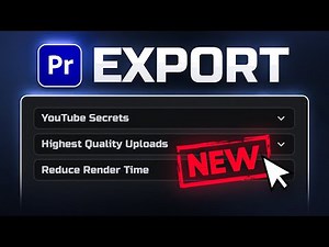 Best Export Settings for YouTube | Premiere Pro 2025