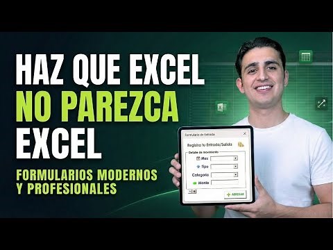 Create MODERN FORMS in Excel (UserForm PRO from SCRATCH)