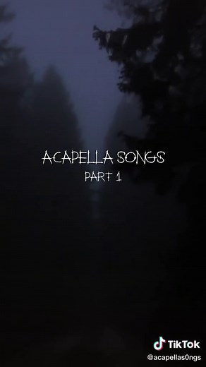 acapella sounds on TikTok
