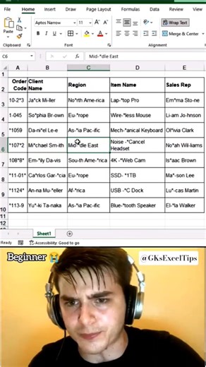 Excel Data Cleaning in 10 Seconds 🤯 | Remove * & - Instantly