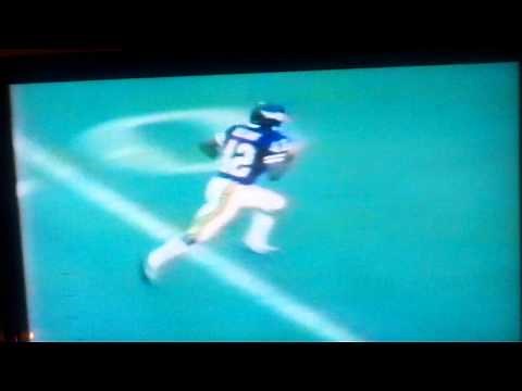 Super Bowl IX Pittsburgh Steelers Glen Edwards Big Hit, Mel Blount Interception