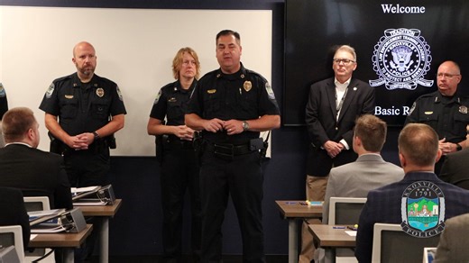 16K views · 197 reactions | Yesterday, Chief Paul Noel, Command Staff, officers and professional staff welcomed 39 recruits to KPD Training Academy. The 2025-C Basic Recruit Class will graduate and take their oath of office in March. Help us welcome them to KPD! | Knoxville Police Department - TN | Facebook