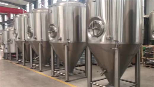 4000L Stainless Steel Fermentation Tank Conical 40 BBL Beer Fermenter Equipment Wine Fermentation Tank