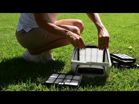 Maytronics Dolphin robot - Swapping 4 filter panels