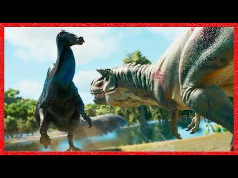Albertosaurus VS Deinocheirus - Jurassic Clash | Jurassic World Evolution 3