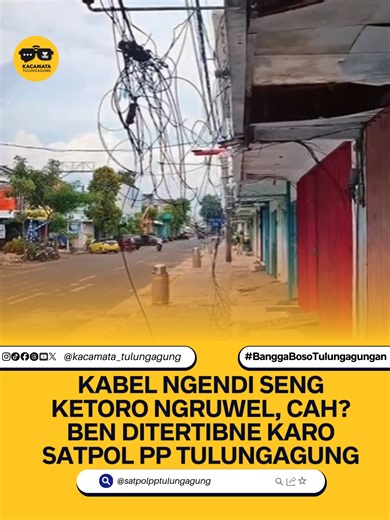 Penataan Kabel Fiber Optic di Tulungagung
