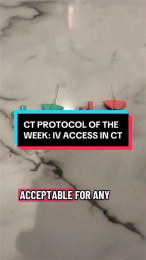 CT Protocol of the Week | IV access in CT, what we can and cannot use for contrast injection. #cttech #ctscan #radiology #radtech #radtechstudent