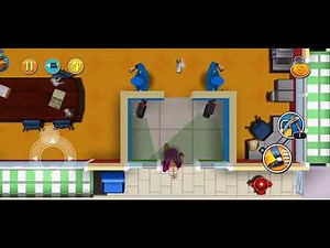 Robbery Bob: CHAPTER 10 - CHALLENGE Level 8 , 100% iOS/Android Walkthrough