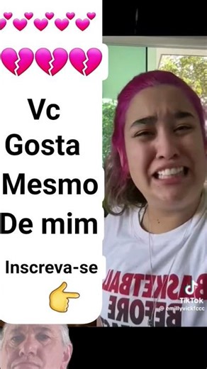 Emilly Vick is sad 😢 #enaldinho #emillyvick #osrosa #humor #natanporai #funny #cwb #brasil